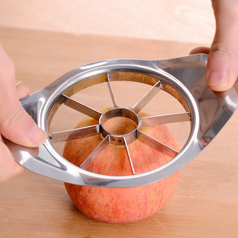 Apple Corer Slicer - Chopper Stainless Steel Apple Cutter Cutting
