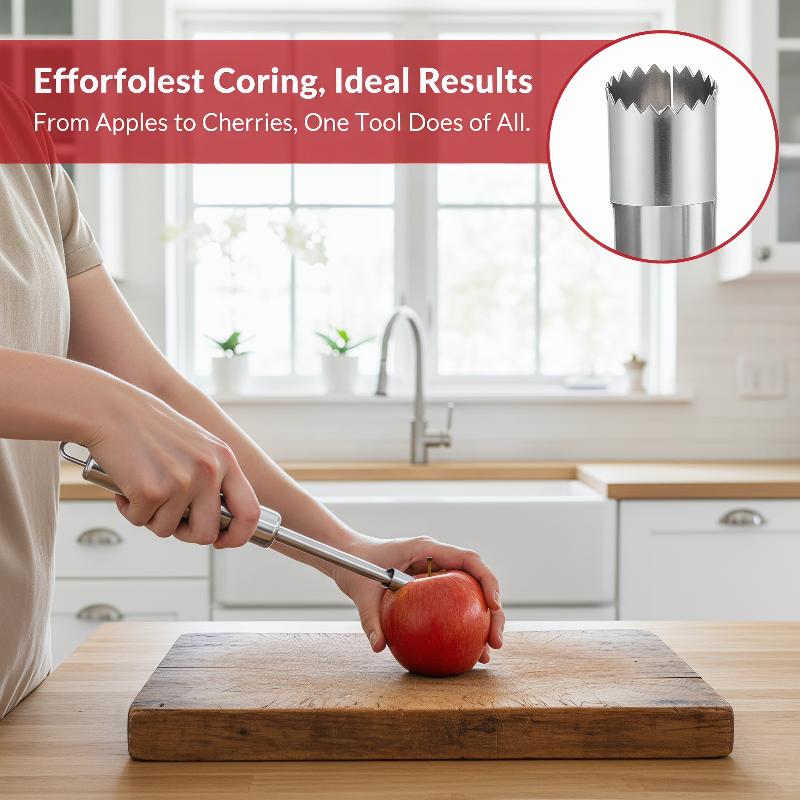 Kitchen Home Gadgets - 4pcs Fruit Core Remover Cutter Kitchen
