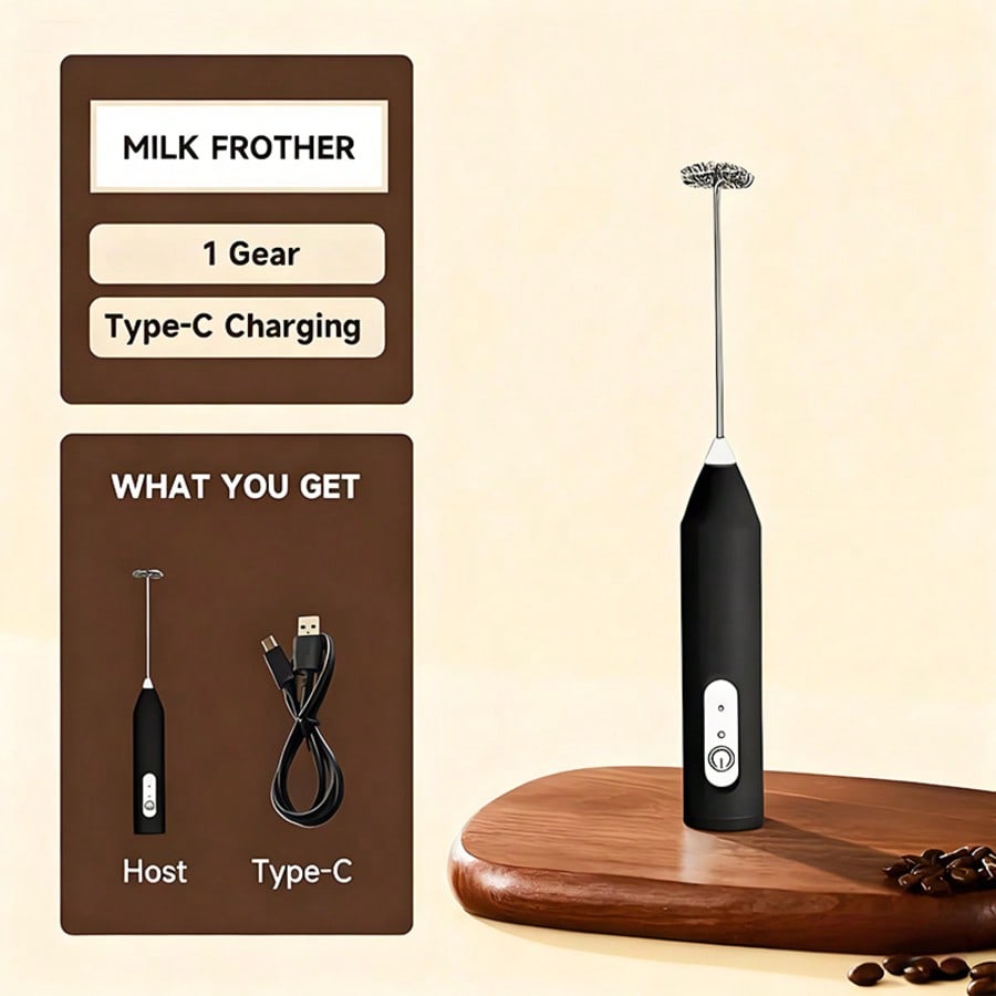 Kitchen Home Gadgets - 1-Pack Handheld Electric Mixer, Egg Beater,