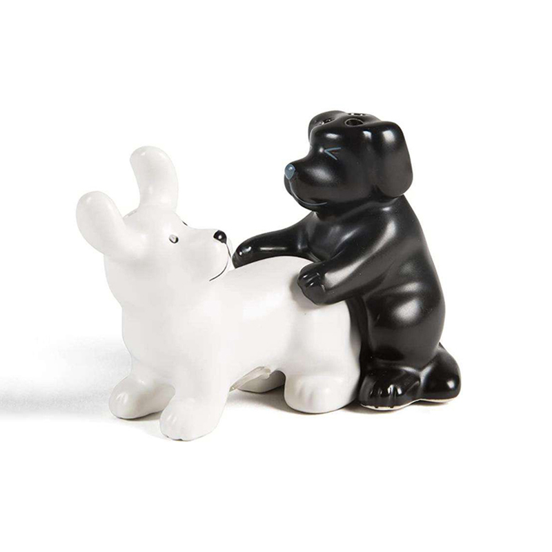 Black And White Ceramic Dog Sa - Korean Kitchen Gadgets review and price