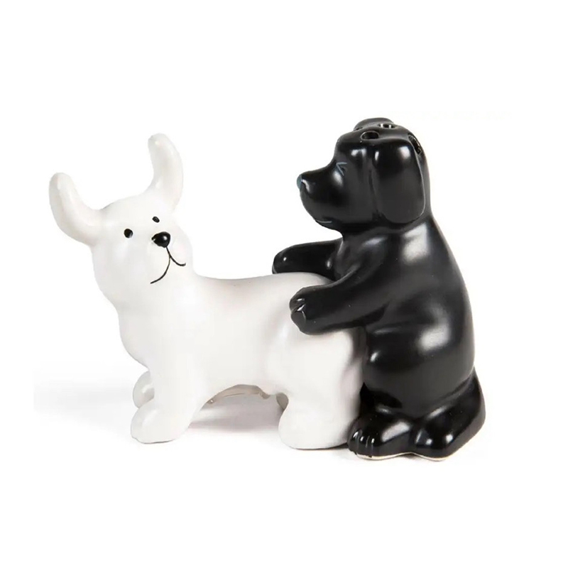 Black And White Ceramic Dog Sa - Korean Kitchen Gadgets review and price