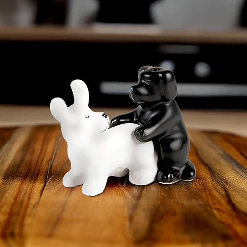 Black And White Ceramic Dog Sa - Korean Kitchen Gadgets review and price