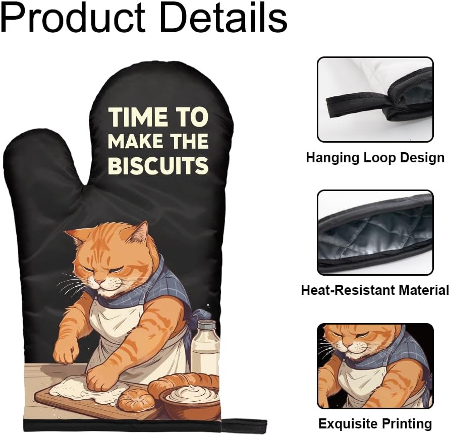 The Biscuits Funny Cat Oven Mi - Kitchen Gadgets For Dad review and price