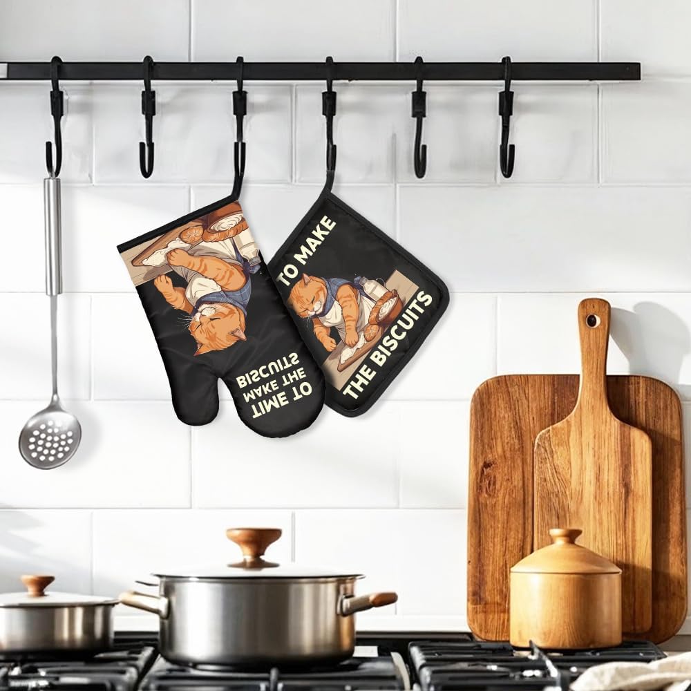 The Biscuits Funny Cat Oven Mi - Kitchen Gadgets For Dad review and price