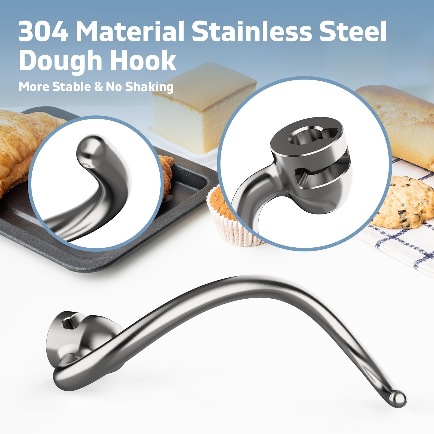 Stainless Steel Dough Hook for - Kitchenaid Mixer Pro 600 review and price