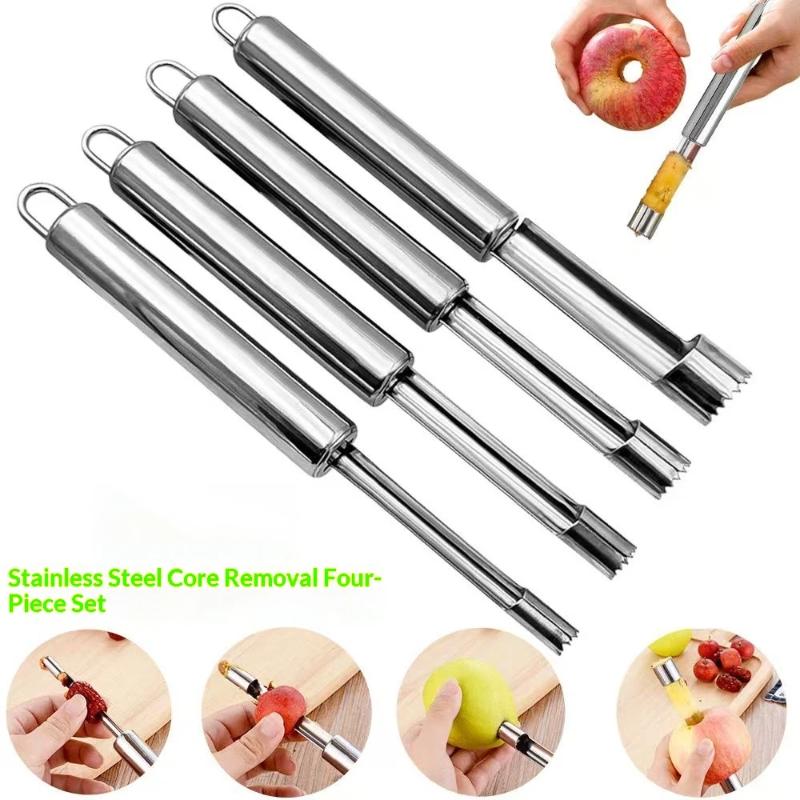 4pcs Fruit Core Remover Cutter - Kitchen Home Gadgets review and price