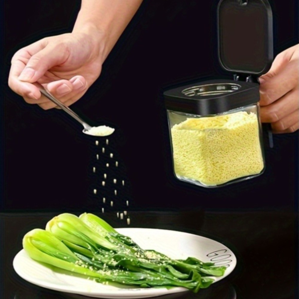 3pcs Glass Spice Jars with Spo - Korean Kitchen Gadgets review and price