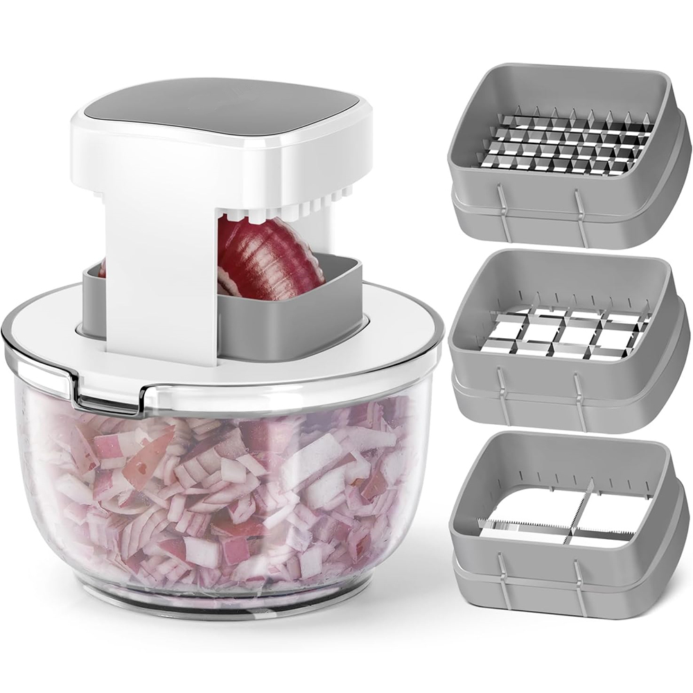 LMETJMA 3 in 1 Vegetable Chopp - Korean Kitchen Gadgets review and price