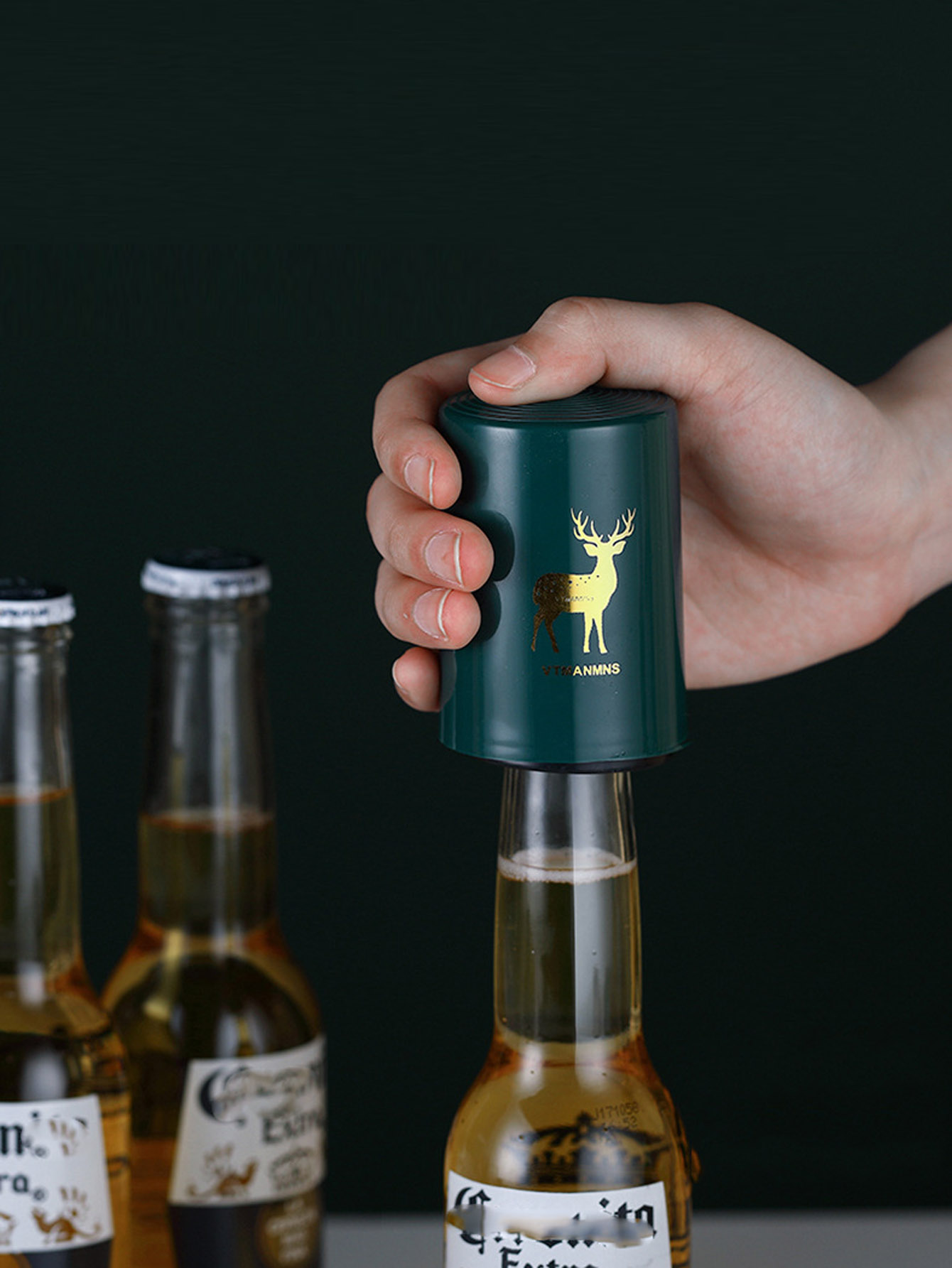 1Pcs Automatic Beer Bottle Ope - Kitchen Home Gadgets review and price