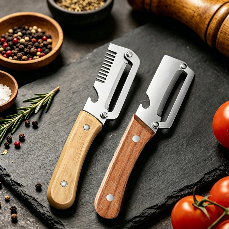 6pcs Wood Handle Stainless Ste - Apple Corer Slicer review and price