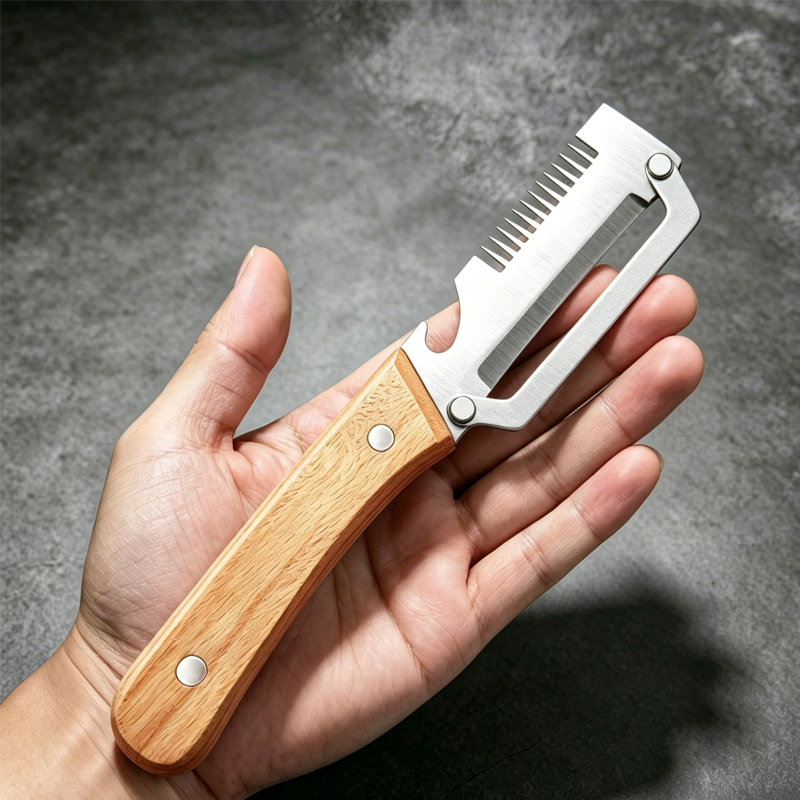 6pcs Wood Handle Stainless Ste - Apple Corer Slicer review and price