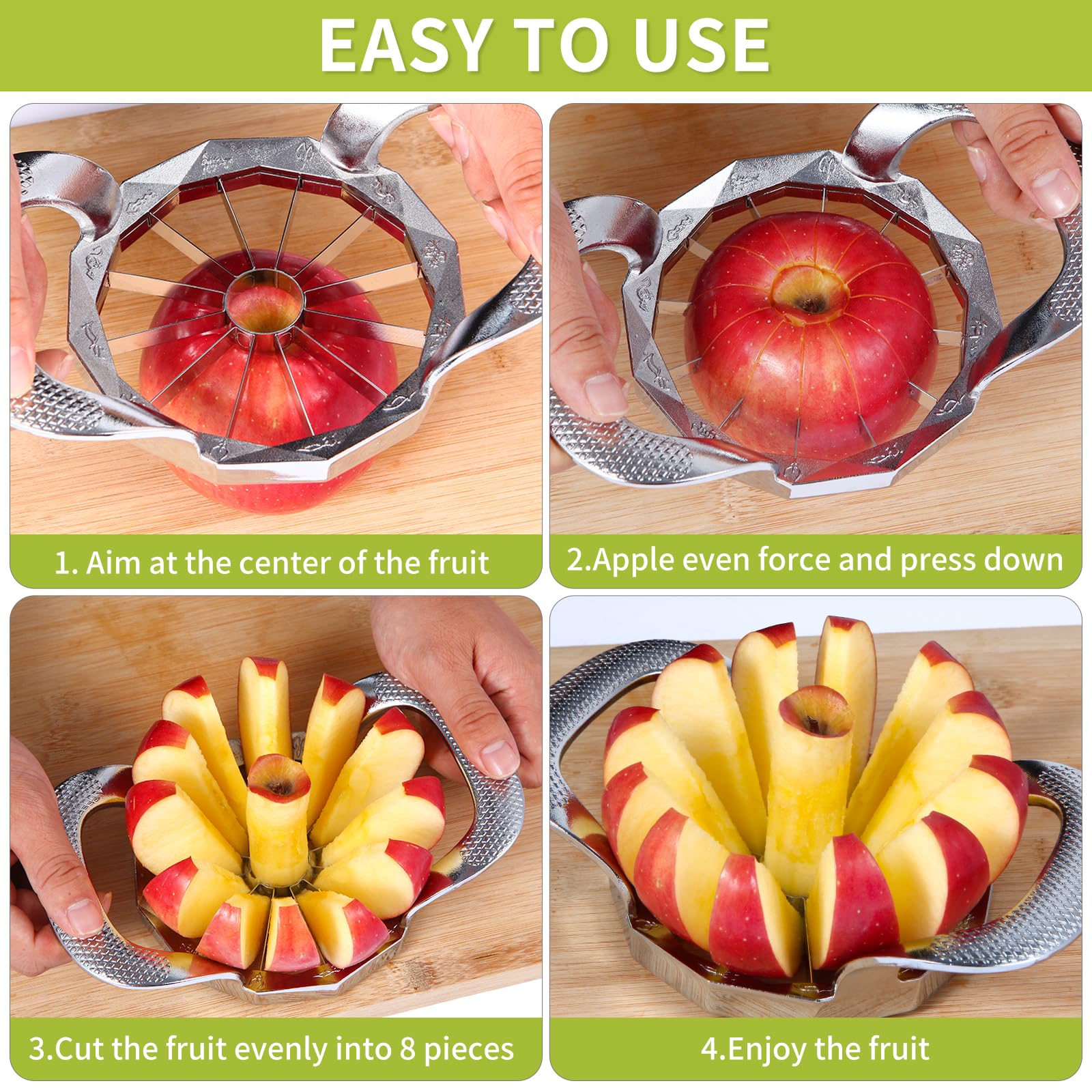 Sturdy and Sharp 12-Blade Stai - Apple Corer Slicer review and price