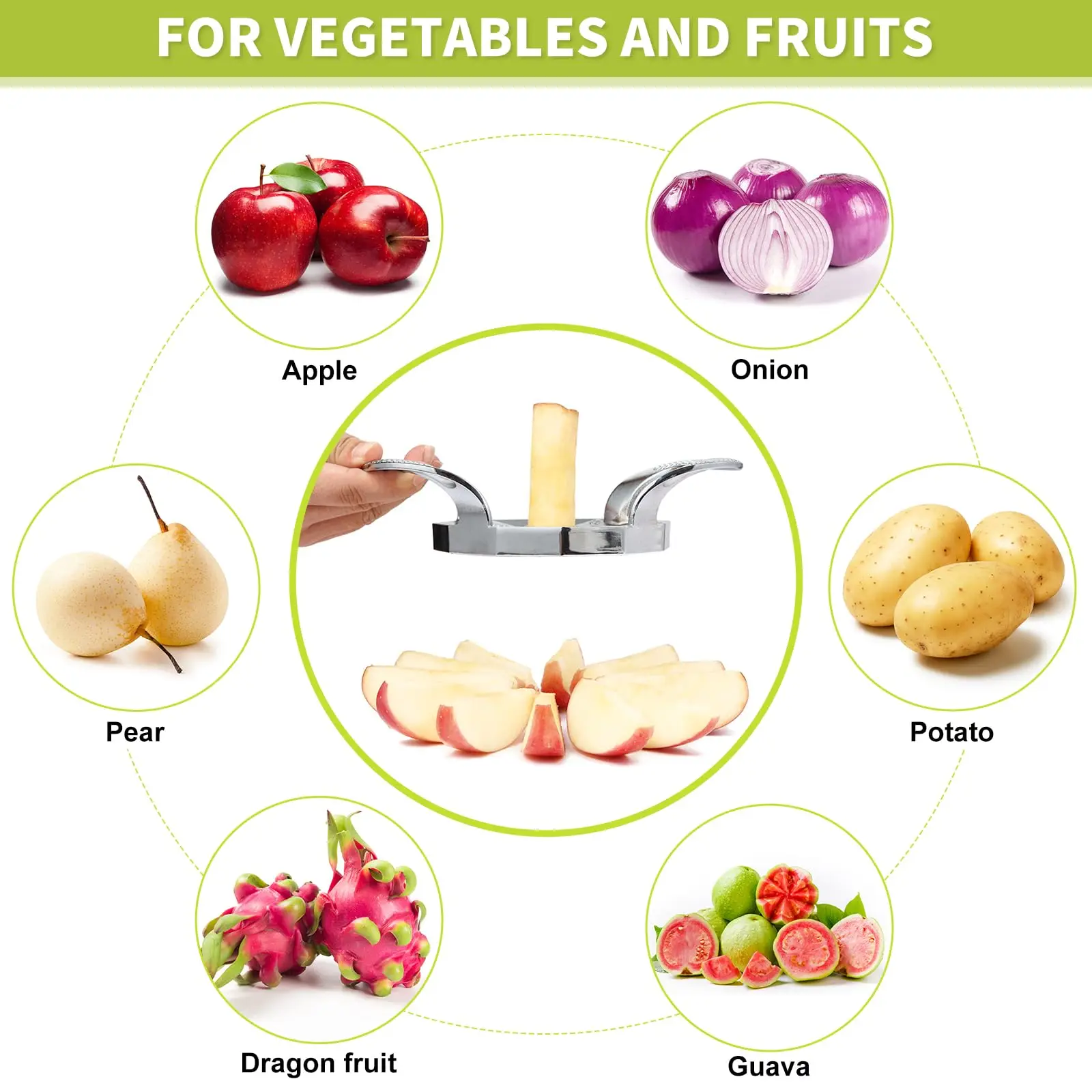 Sturdy and Sharp 12-Blade Stai - Apple Corer Slicer review and price