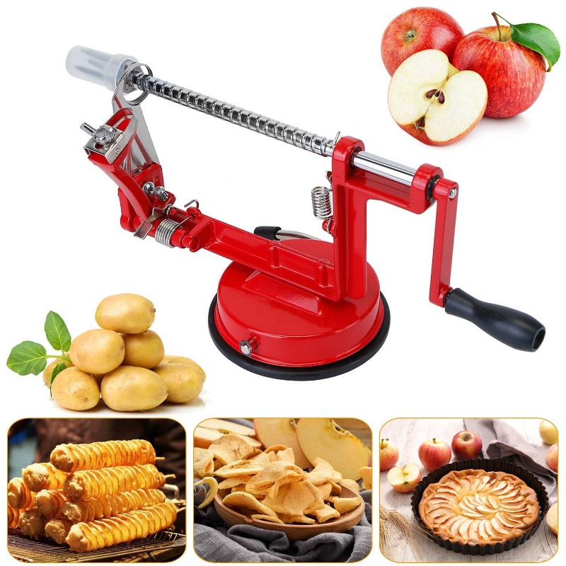 3In 1 Apple Peeler Manual Rota - Apple Corer Slicer review and price
