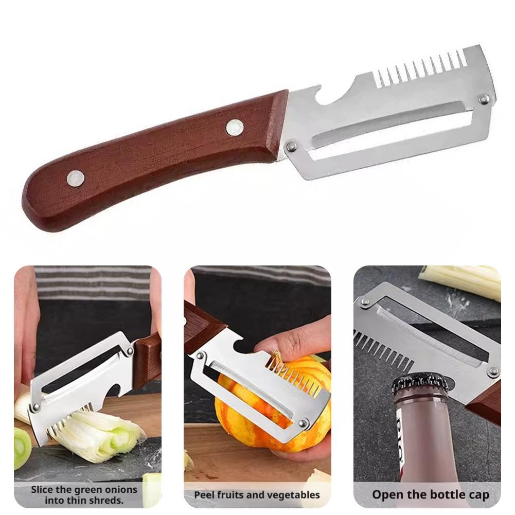 2‑in‑1 Serrated Vegetable Peel - Kitchen Gadgets Built In review and price
