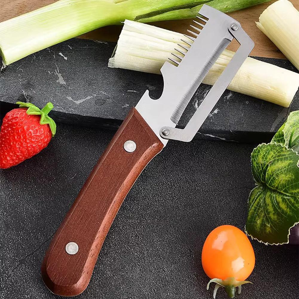 2‑in‑1 Serrated Vegetable Peel - Kitchen Gadgets Built In review and price