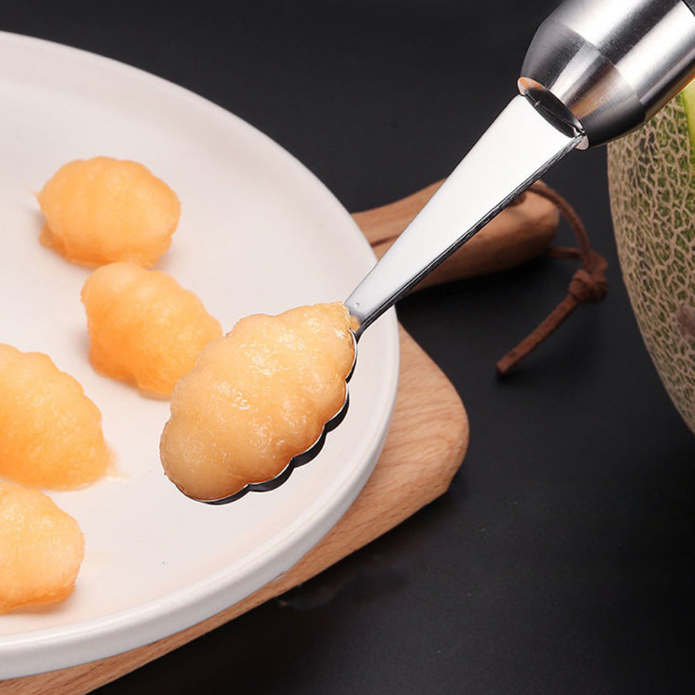 1Pcs Stainless Steel Fruit Sco - Kitchen Home Gadgets review and price